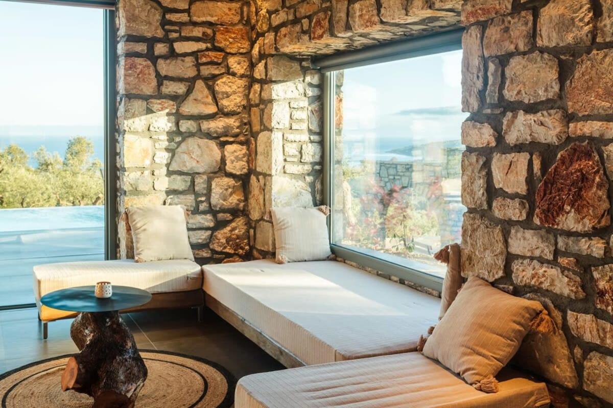 Gerakada Exclusive-Seaview Villa With Private Pool Koróni 외부 사진