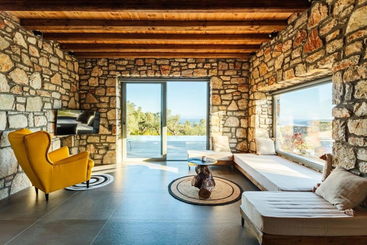 Gerakada Exclusive-Seaview Villa With Private Pool Koróni 외부 사진